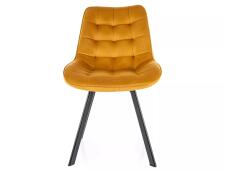 Стул SIGNAL MONTI Velvet Bluvel 68 карри/черный, поворотный