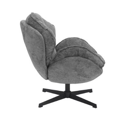 Кресло SIGNAL BETTY серый/черный