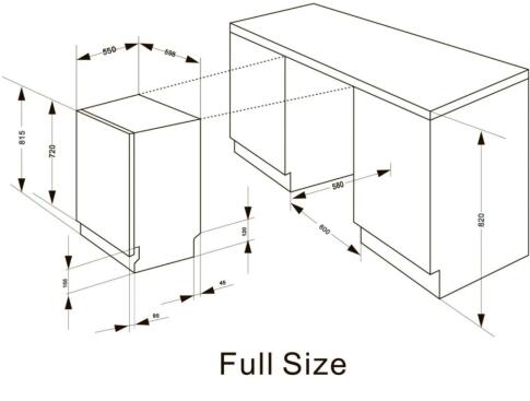 Посудомоечная машина MEFERI MDW6073 ULTRA