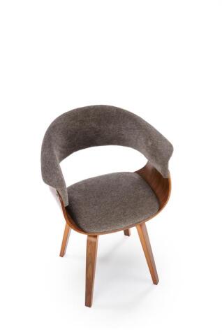 Стул HALMAR K545 серый/орех