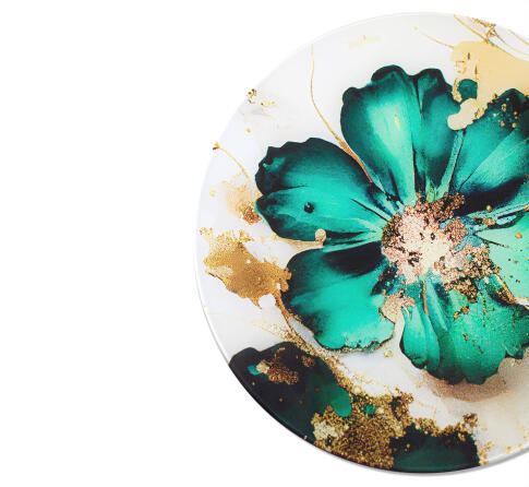 Стол журнальный Sheffilton SHT-CT27 малахитово-зеленый/черный муар