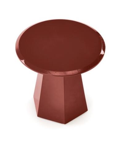 Стол журнальный HALMAR LOCA бордовый