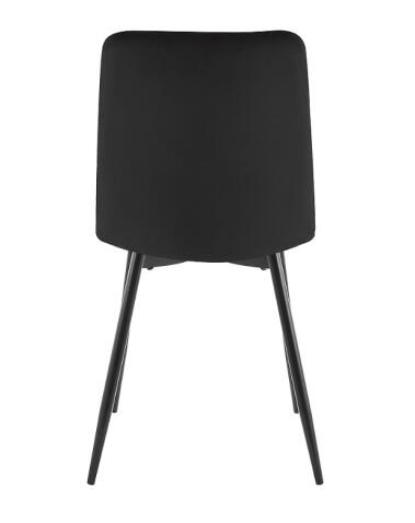 Стул SIGNAL JERRY Velvet Bluvel 19 черный/черный