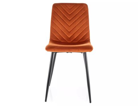 Стул SIGNAL DAREN Velvet Bluvel 4215 корица/черный