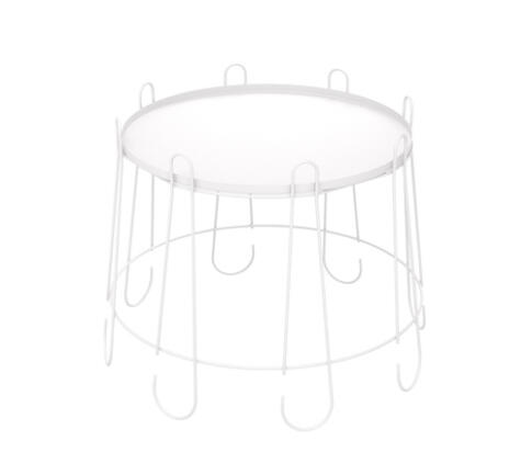 Стол журнальный Sheffilton SHT-CT6-2 артикул SHT-СЖ16 белый муар