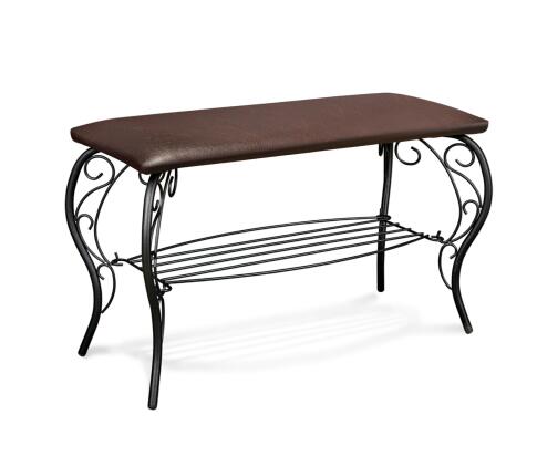 Банкетка Sheffilton Грация 685 артикул Б-685 черный/коричневый