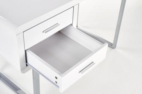 Стол компьютерный HALMAR B30 белый/хром