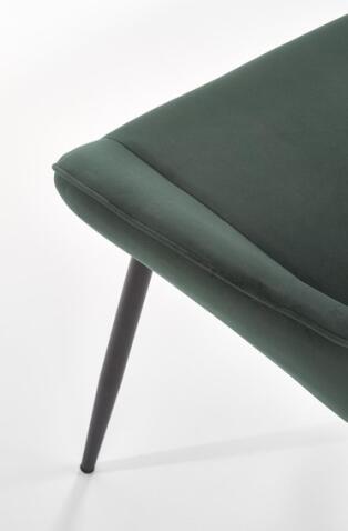 Стул HALMAR K404 темно-зеленый/черный
