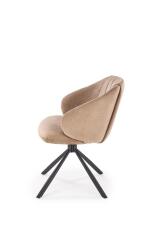 Стул HALMAR K533 капучино/черный