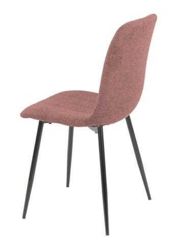 Стул SIGNAL ALAN Brego 90 розовый/черный