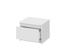 Тумба прикроватная NN Мебель (МС Денвер К) Белый