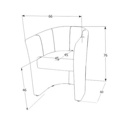 Кресло SIGNAL TM-1 EK-26 белый