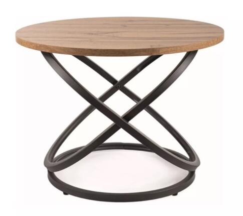 Стол журнальный SIGNAL EOS D дуб артизан/черный