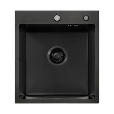 Мойка ARFEKA ECO AR 450*500 BLACK PVD NANO DECOR VOLCANIC ROCK
