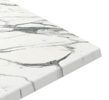 Столешница Sheffilton SHT-TT46 80/80 белый мрамор