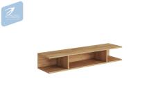 Полка навесная МК Стиль ГРАНЖ ПН-003 дуб крафт золотой