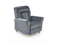 Кресло HALMAR BARD раскладное, серый/натуральный