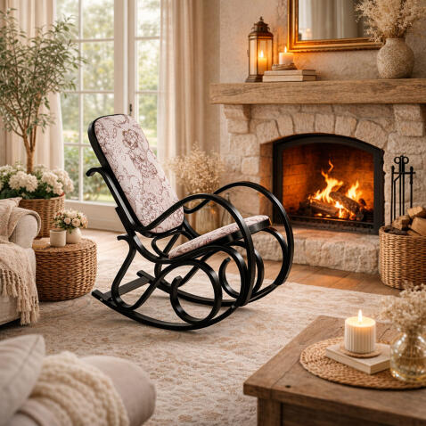 Кресло-качалка HALMAR MAX 2 венге