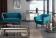 Консоль SIGNAL FOSSIL C тонированное стекло/серебряный, 120/40/75