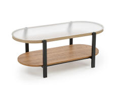 Стол журнальный HALMAR KAMALA натуральный/черный