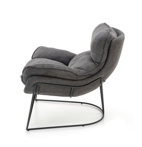 Кресло HALMAR VOLKER темно-серый/черный