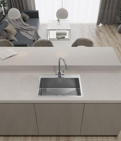 Кухонная мойка из нержавеющей стали GRANFEST METAL 6045 нержавеющая сталь