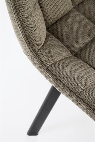 Стул HALMAR K549 оливковый/черный