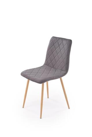 Стул HALMAR K525 WD серый/натуральный