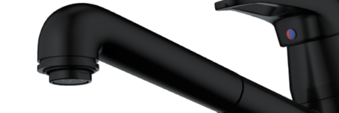 Смеситель для кухни Omoikiri Tateyama-S-GB графит