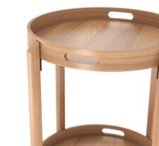 Стол сервировочный Sheffilton SHT-CT63 прозрачный лак