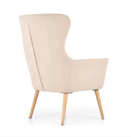 Кресло HALMAR COTTO бежевый/натуральный