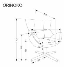 Кресло HALMAR ORINOKO бежевый