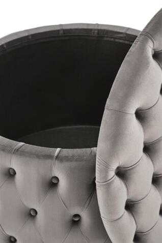 Пуф HALMAR NUNEZ серый