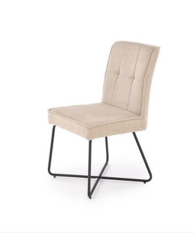 Стул HALMAR K534 бежевый/черный