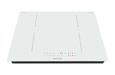 Варочная панель индукционная с инвертором  MEFERI MIH604WH COMFORT