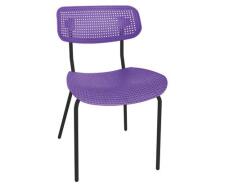 Стул Sheffilton SHT-S85М  фиолетовый pan 2582/черный