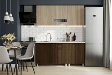 Кухонный гарнитур SV-МЕБЕЛЬ "Розалия" Серия 2 (1,7 м) Ясень Шимо св./Ясень Шимо т./Антарес