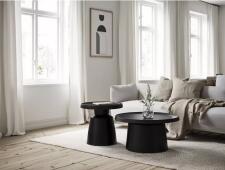 Комплект SIGNAL RODOS (2 стола журнальных) черный/черный