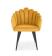 Стул HALMAR K410 горчичный/черный