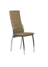 Стул ВВР Прага коричневый/хром, рогожка