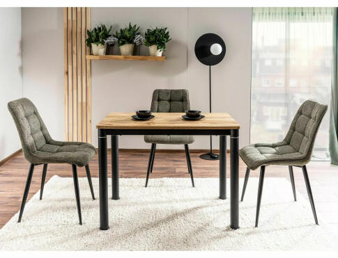 Стул SIGNAL CHIC Brego 77 оливковый/черный