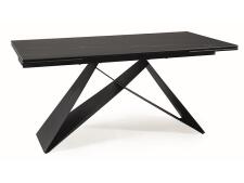 Стол обеденный SIGNAL WESTIN Ceramic Sahara Noir черный/черный мат 160-240/90 Стол обеденный SIGNAL WESTIN Ceramic Sahara Noir черный/черный мат 160-240/90