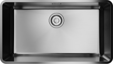 Кухонная мойка из нержавейки Omoikiri Omi 73-U/I-IN нержавеющая сталь
