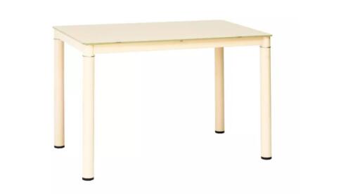 Стол обеденный SIGNAL GALANT крем/крем 110/70