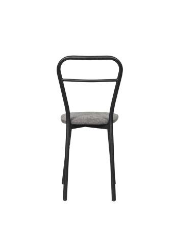 Стул ВВР Браун серый/черный, рогожка