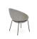 Стул HALMAR K482 серый/черный