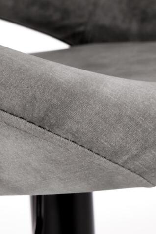 Стул барный HALMAR H102 серый/черный