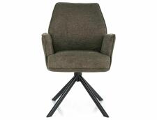 Стул SIGNAL HUGO Brego 77 оливковый/черный, поворотный