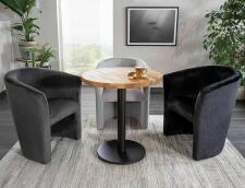 Стол обеденный SIGNAL PURO II дуб натуральный/черный 80