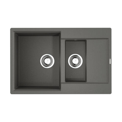 Кухонная мойка Omoikiri Daisen 78-2T PL Tetogranit/платина